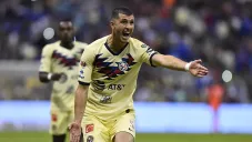 Guido Rodríguez en partido con América