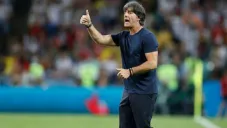 Joachim Löw durante un compromiso con Alemania