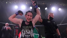 Montserrat 'Conejo' Ruiz en pelea