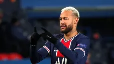 Neymar en un partido con el París Saint-Germain