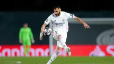 Karim Benzema en victoria vs Atalanta