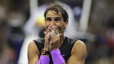 Rafael Nadal en un partido