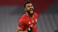 Choupo- Moting festeja el segundo gol del Bayern