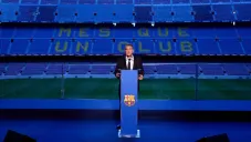 Joan Laporta en toma de posesión