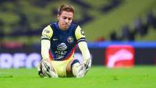 Sebastián Córdova en partido con América