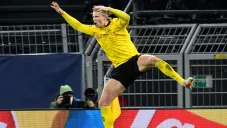 Erling Haaland celebra doblete frente al Sevilla