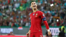 Cristiano Ronaldo celebra un gol con Portugal