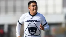 Marco García en partido con Pumas