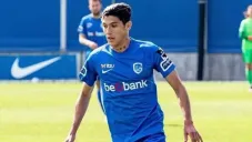 Gerardo Arteaga en partido con Genk