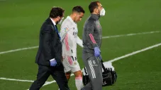 Lucas Vázquez salió del Clásico por una lesión