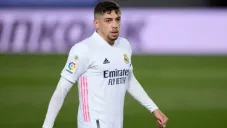 Fede Valverde, en acción con Real Madrid