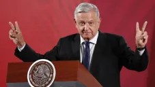 Andrés Manuel López Obrador en conferencia de prensa
