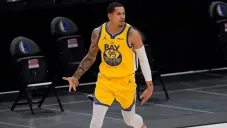 Toscano, durante un partido de los Warriors