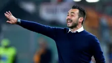 De Zerbi durante un partido