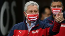 Vucetich en el partido vs Rayados