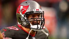 Rob Gronkowski en partido con Bucs