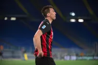 Mario Mandzukic en lamento con el Milan