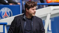 Mauricio Pochettino en partido con el PSG