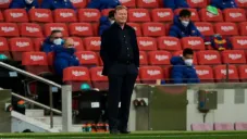 Ronald Koeman durante el partido entre el Barcelona y el Granada