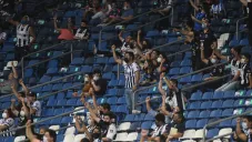 Afición de Rayados en el Estadio BBVA