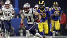 Edelman durante el Super Bowl LIII