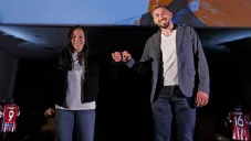 Héctor Herrera y Charlyn Corral tras su conversación