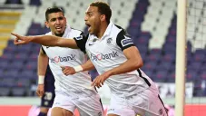 Dessers, en festejo de su gol