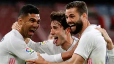 Real Madrid en celebración de gol