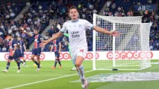 Florian Thauvin durante un partido con el Marsella