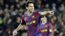 Rafa Márquez en partido con Barcelona