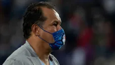 Reynoso en el partido vs Pachuca