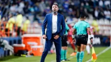 Pezzolano en el partido vs Cruz Azul