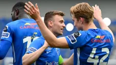 Jugadores del Genk celebrando un gol