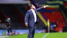 Miguel Herrera durante un partido con América