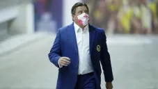 Miguel Herrera previo a un partido con América