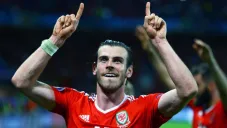 Gareth Bale en acción con Gales