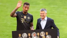 Jérôme Boateng en su último partido con Bayern Munich