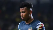 Roger Martínez en un partido con América