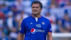 El exfutbolista en un partido amistoso