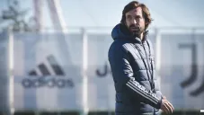 Andrea Pirlo durante un entrenamiento de la Juventus