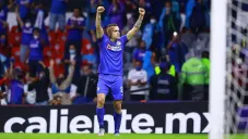 Cabecita Rodríguez en partido con Cruz Azul