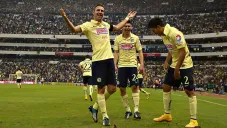 Miguel Layún, en festejo de gol con América