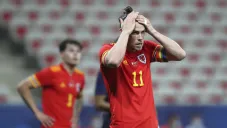 Gareth Bale con la selección de Gales