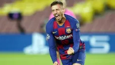 Clément Lenglet en acción con el Barcelona
