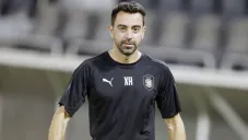 Xavi Hernández durante un duelo del Al Sadd