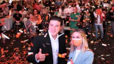 Samuel García, durante evento