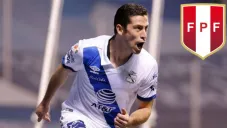Santiago Ormeño en partido con Puebla