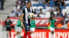 Funes Mori en partido con Rayados