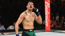 Brandon Moreno durante una pelea