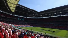 Estadio Wembley en Londres durante la Eurocopa